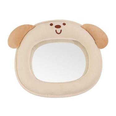 Imagem de YIJU Espelho retrovisor para carro de bebê com visão clara, fácil de instalar para acessórios automotivos infantis, bonito, espelho retrovisor para banco, Cachorro