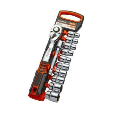 Imagem de Jogo de soquete sextavado encaixe 1/2 - 12 pecas - S69005014 - Robust