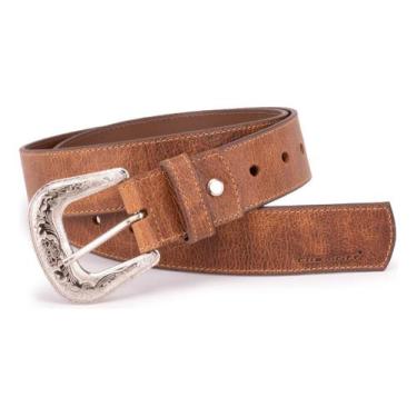 Imagem de Cinto Fivela Couro Legítimo Country Peão Sertanejo Rodeio - ELLO GRIFF