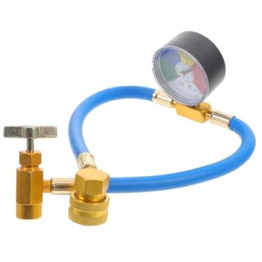 Imagem de Didiseaon Mangueira CA com manômetro, kits de perfuração de recarga para mangueira de carga CA de carro