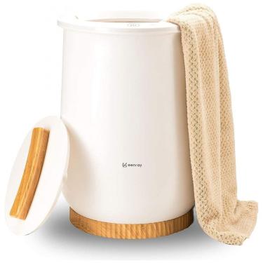 Imagem de Aquecedor de Toalha Elétrico até 2 Toalhas com Desligamento Automático, 110V, Keenray CL1, Branca