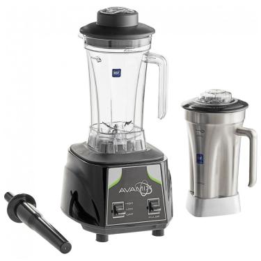 Imagem de Liquidificador Industrial AvaMix BX2000TS 3,55 cv com Controle de Alternância, Jarra de Aço Inoxidável de 1,89 Litros e Jarra de Plástico