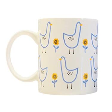 Imagem de GRFIT Caneca de cerâmica copo de água moderno escritório casa sala de estar café da manhã copo de leite adequado para casais amigos estudantes caneca de café (cor: latão)