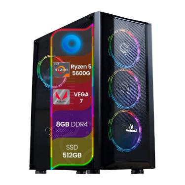 Imagem de PC Gamer TOP Concórdia  Processador Ryzen 5 5600G Memória 8GB SSD 512GB 