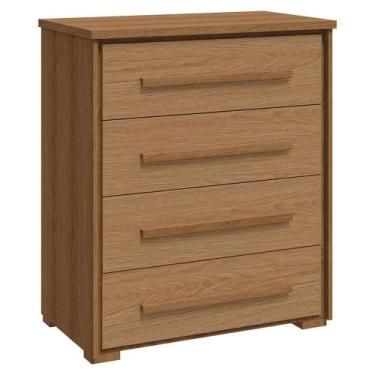 Imagem de Cômoda 4 Gavetas Angra Rimo Jequitibá/Carvalho