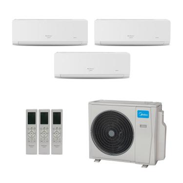 Imagem de Ar-Condicionado Multi Split Inverter Midea 27.000 (3x Evap HW 12.000) Quente/Frio 220V