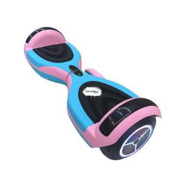 Imagem de Hoverboard Skate Elétrico Led Bluetooth Rosa Galáxia - HNQ, Rosa chicl