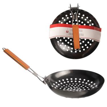 Imagem de Grelha Churrasqueira Aço Redonda Hauskraft Preto 28 cm