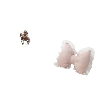 Imagem de Vaveren Ornamento de Cavaleiro Acrílico, Peça Central de Mesa, Decoração à Prova D'água para Mesa com Base E Almofada de Laço Fofo, Sofá Moderno, Decoraçã