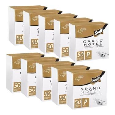 Imagem de Guardanapo Papel Grand Hotel Pequeno Folha Dupla Scott Kimberly Clark 500 Folhas Macio Kits na Web