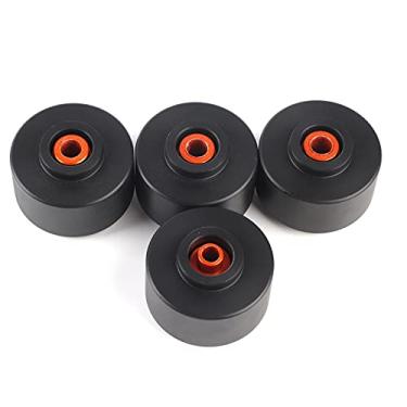 Imagem de Tbest Cnc Quadro Slider Crash Protector de Alumínio Antiwrestling Guarda Roda para Motocicletas 125 200 390 Laranja Preto 4 Pçs