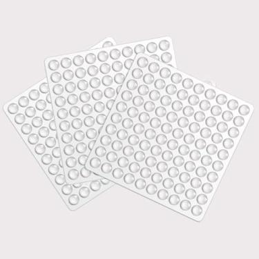 Imagem de Almofadas de borracha autoadesivas de 300 peças, amortecedores de armário de fechamento silencioso para móveis, gavetas de cozinha e itens emoldurados, duráveis e protetores