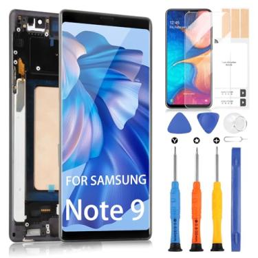 Imagem de Tela LCD TFT para Samsung Galaxy Note 9 N960 - para Samsung Note 9 LCD Touch Screen Substituição para Galaxy Note9 SM-N960F SM-N9600 N960N N960W Conjunto de sensor digitalizador de vidro com moldura
