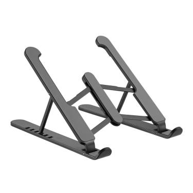 Imagem de Suporte para Notebook de ATÉ 15" Dobrável e com 6 Regulagens Preto - SN150
