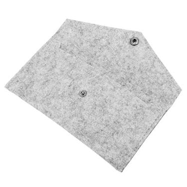 Imagem de Bolsa de armazenamento multiuso, organizador de canetas de chaves para óculos de telefone, design compacto leve, cinza, 19 x 10 cm, proteção total contra poeira, água, óleo, arranhões, portátil e