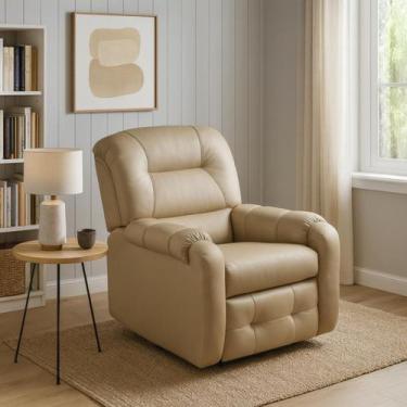 Imagem de Poltrona Do Papai Reclinável Moderna Confortável material sintético Be