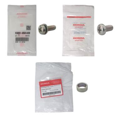 Imagem de Kit Parafusos Filtro Ar Bros 125-150-160, Xre 190 Original - Honda