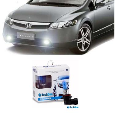 Imagem de Kit Lâmpadas Super Branca 8500k Farol de Milha Honda New Civic 2007 à 2011