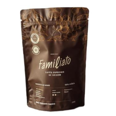 Imagem de Café FAMILIATO Moído 250g Torrado Gourmet Sabor Intenso Aromático para Coado, Filtro, Cafeteira e Espresso