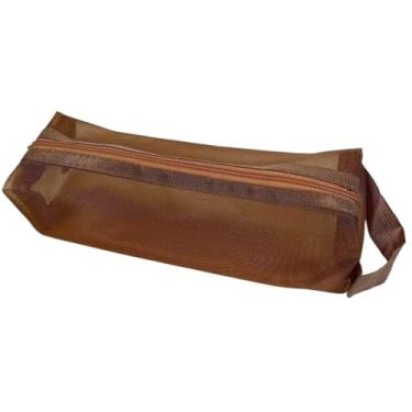 Imagem de Estojo de Lápis, Estojo Escolar Necessarie Simples de Tela Diversas com Zíper(Caramelo)