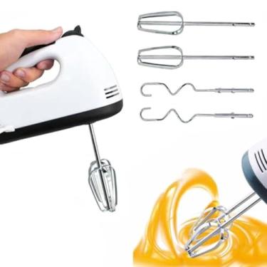 Imagem de Mini Batedeira Portátil Elétrica de Mão 260W 7 Velocidades Prática e Compacta 220V