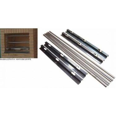 Imagem de Suporte Para Churrasqueira De Alvenaria Em Aço Inox