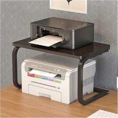 Imagem de Suporte Para Impressora Suporte Para Impressora Prateleira Para Impressora Suporte Para Impressora De Mesa De Madeira De 2 Camadas Suporte Para Impressora Prateleira De Impressora Com Estru