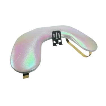 Imagem de harayaa Tapete de apoio para mãos para nail art com suporte para celular, ideal para mesa de salão de beleza e como presente de Natal para manicures, Branco