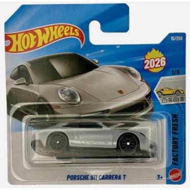 Imagem de Hot Wheels Porsche 911 Carrera T [Cinza] Factory Fresh 1/5, 15/250 Novo para 2026! Veículo de brinquedo fundido em escala 1:64