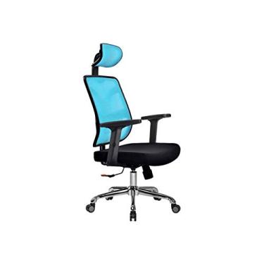 Imagem de Cadeira de escritório cadeira de jogos cadeira de computador cadeira reclinável para computador casa moderna minimalista escritório estudo levantamento encosto cintura cadeira giratória rede assento