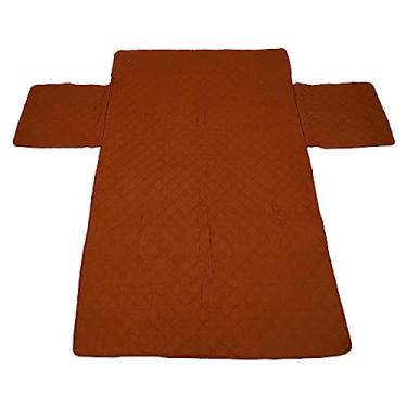 Imagem de Capa de sofá reversível CUOFYUNL com alças elásticas, resistente à água, capa de sofá, protetor de móveis para cães, gatos, crianças