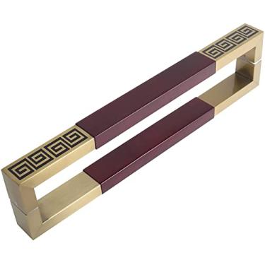 Imagem de Maçaneta de porta moderna, design interior e exterior dupla face substituição maçanetas modernas de porta deslizante, para porta de vidro/porta de madeira/porta de metal/porta de chuveiro