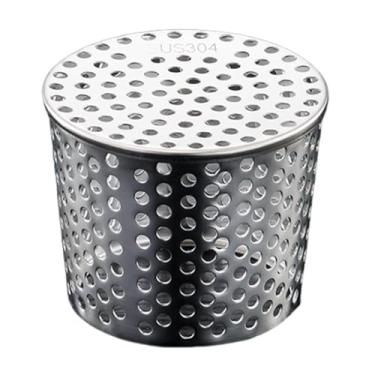 Imagem de de calha de aço inoxidável 304 - Filtro de cobertura de drenagem de telhado resistente, filtro de calhas de proteção, design anti-bloqueio para folhas/detritos para proteção durante todo o