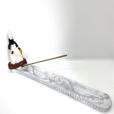 Imagem de Incensário Régua Iansã Bale Cor Branca 27 Cm Resina - Lua Mística - 10