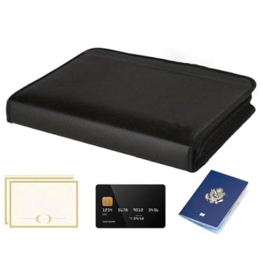 Imagem de Pasta sanfonada | Organizador de documentos com etiqueta, pasta de arquivos sanfonada à prova d'água para local de trabalho, sala de aula, casa, escola, viagem