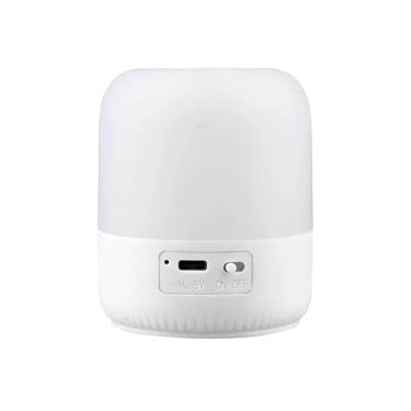 Imagem de Lâmpada Noturna De Toque Led Touch De Cabeceira Portátil Dormideira Para 3 Cores Mesa Sala De Estar Quarto Camping(Branco)