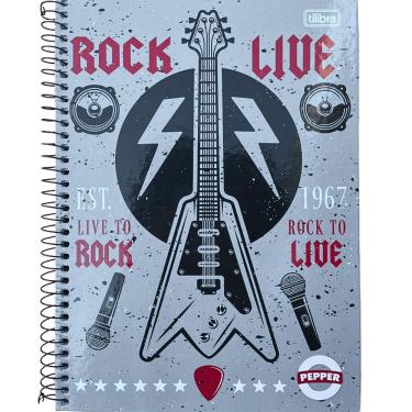 Imagem de Caderno Espiral Capa Dura Universitário Pepper Masculino 80 Folhas Tilibra Estampa 4
