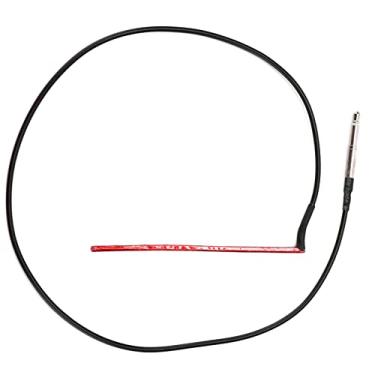 Imagem de Generic Bastão de Captador de Guitarra Preciso, Peça de Instrumento Folk Acústico Portátil para Tocar Guitarra Atraente para Entusiastas de Música Metal e ABS Preto Vermelho (Com plugue 2,5)