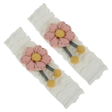 Imagem de Partuto Almofada de cobertura de cinto de segurança rosa poliéster 25 cm tira de cinto de segurança almofada almofada de ombro 2 peças