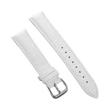 Imagem de Pulseira De Couro De Bezerro Com Padrão Slub Universal Para Relógio 12