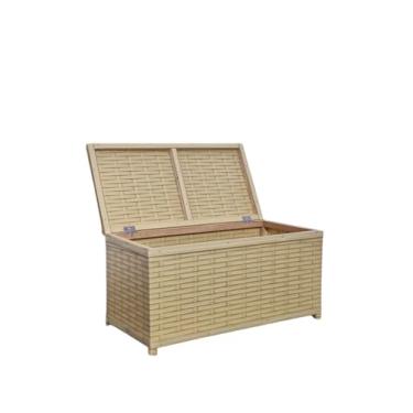 Imagem de Baú Horizontal Organizador para Brinquedos e Roupas, 60x30x30 cm (BANANA)