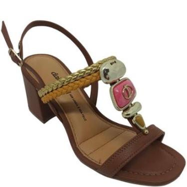 Imagem de Sandália Dakota Feminina Pedras Decorativas-Feminino