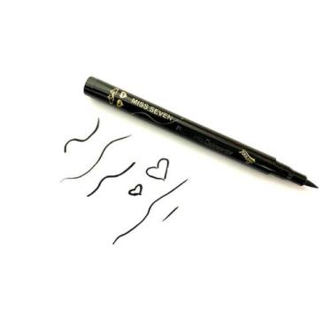 Imagem de Delineador caneta  Panda  Preto e ponta fina  Miss Seven
