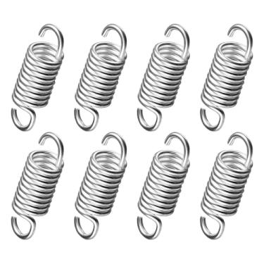 Imagem de Zookpr Pacote com 8 molas reclináveis de 5 cm, molas de tensão para cadeira reclinável de sofá-cama, mola de substituição para móveis (10 voltas)