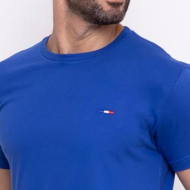 Imagem de Camiseta Masculina Básica FMF com Bordado Algodão Premium França-Masculino