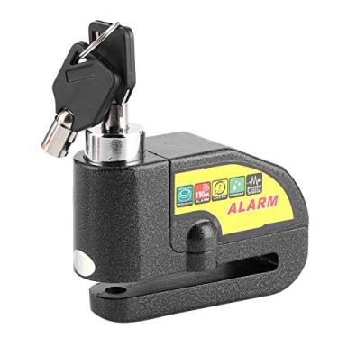 Imagem de Naroote Trava de Freio a Disco de Roda Antifurto para Motocicleta Com Alarme de Segurança de 110db para Scooter Universal, Material de Liga de Aço, Laranja, 3,5 X 3,1 X 2,4 pol. para Todos Os Pilotos
