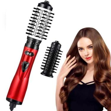 Imagem de Escova Rotativa 2 Em 1 Secadora Alisadora Cabelo Perfeito - Higa