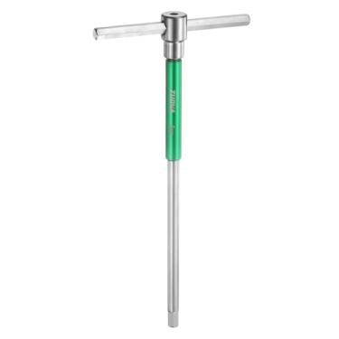 Imagem de HARFINGTON Chave sextavada com cabo em T deslizante de 8 mm métrico de 3 vias, manípulo deslizante, mangas giratórias, chave sextavada de aço CR-V para conserto doméstico DIY