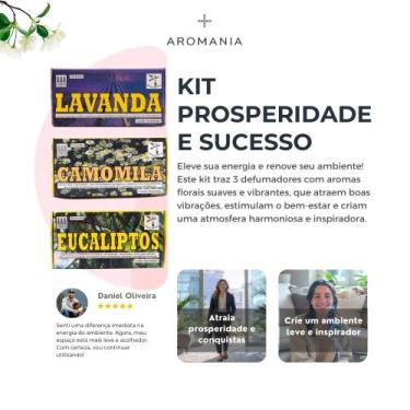 Imagem de Kit Completo de Defumação Espiritual  60 Tabletes Naturais para Atrair