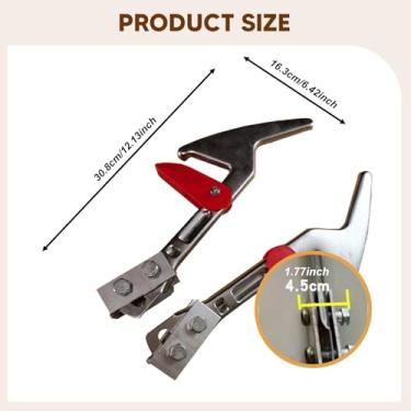 Imagem de Generic Trava de degrau para escada extensível, peça para escada de fibra de vidro tipo a, acessório profissional, gancho de mola reforçado e ampliado em, Esquerda E Direita 4.5 Cm